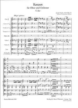 Haydn: Oboenkonzert C-dur Hob VIIg:C1