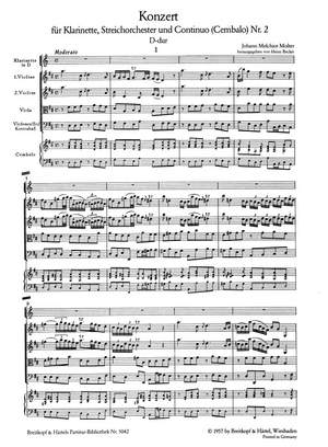 Molter: Klarinettenkonzert Nr. 2 D-dur