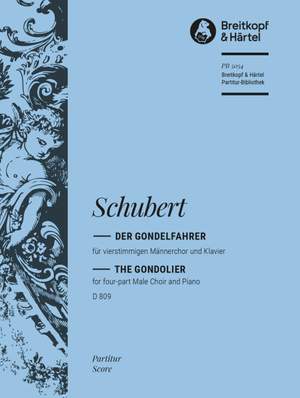 Schubert: Der Gondelfahrer D 809