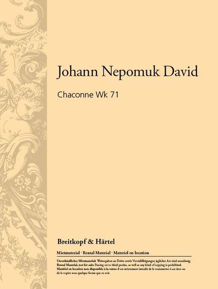David: Chaconne Wk 71