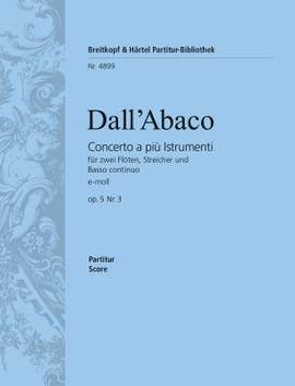 Dall'Abaco: Concerto e-moll op. 5/3