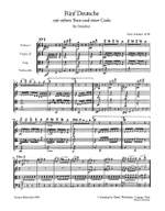 Schubert: 5 Deutsche mit 7 Trios D 90 Product Image