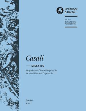 Casali: Missa in G