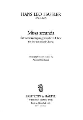 Hassler, H: Missa Secunda