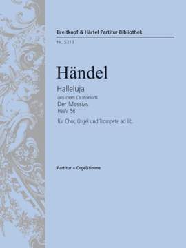 Händel: Halleluja aus Messias HWV 56 Chor,Org (Trp ad lib)