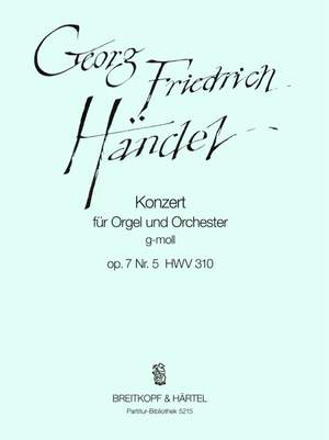 Händel: Orgelkonzert g-moll op.7/5 HWV310