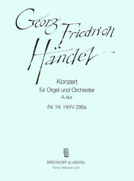 Händel: Orgelkonzert A-dur(Nr.14) HWV296