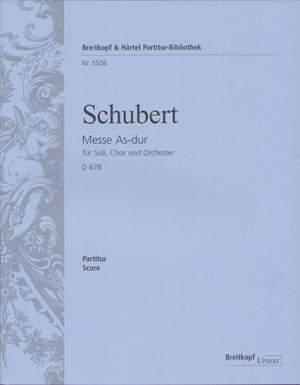 Schubert, F: Messe As-dur D 678