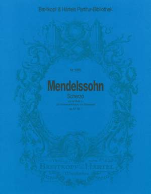 Mendelssohn: Scherzo op. 61/1