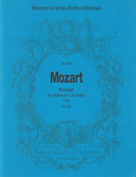 Mozart: Violinkonzert G-dur KV 216