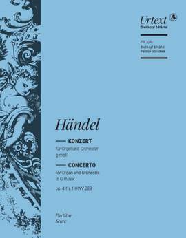 Händel: Orgelkonzert g-moll op.4/1 HWV289