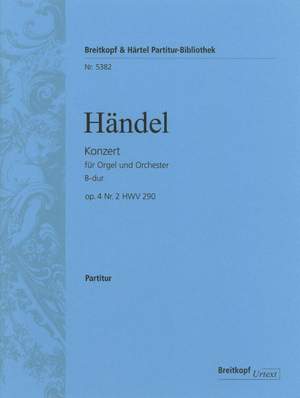 Händel: Orgelkonzert B-dur op.4/2 HWV 290