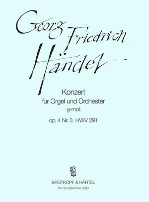 Händel: Orgelkonzert op. 4/3 HWV 291