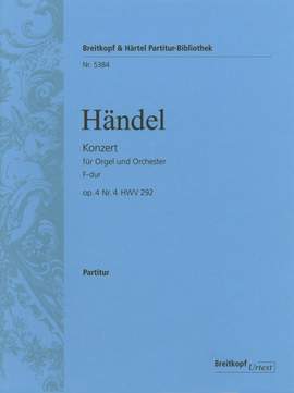 Händel: Orgelkonzert F op. 4/4 HWV 292