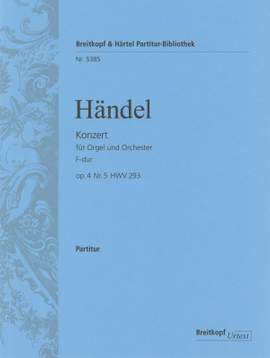 Händel: Orgelkonzert F-dur op.4/5 HWV 293