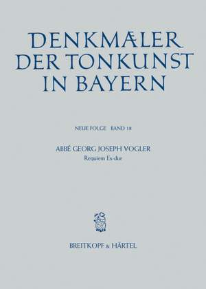 Denkmäler der Tonkunst in Bayern (Neue Folge) Volume 18