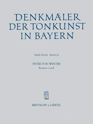 Denkmäler der Tonkunst in Bayern (Neue Folge) Volume 20