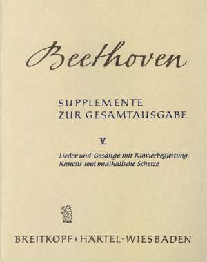 Beethoven: Songs with piano accompaniment
