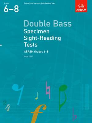 ABRSM Double Bass Specimen Sight-Reading Tests Grades 6–8