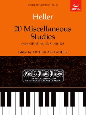 Heller, Stephen: 20 Miscellaneous Studies from Op.45, 46, 47, 81, 90 & 125