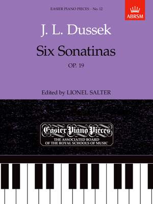 Dussek, Jan Ladislav: Six Sonatinas, Op.19