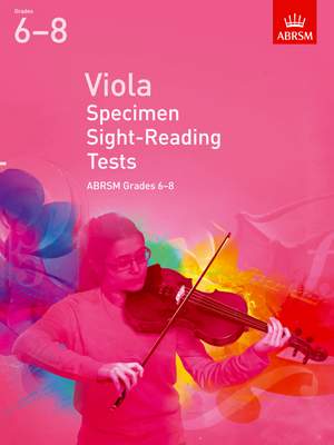 ABRSM Viola Specimen Sight-Reading Tests Grades 6–8