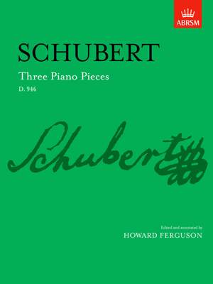 Schubert, Franz: Three Piano Pieces