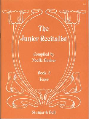 The Junior Recitalist Book 3. Tenor