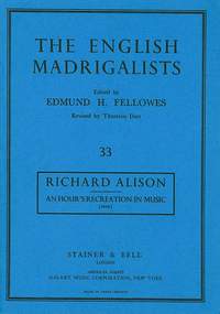 Alison: An Hour’s Recreation in Musicke (1606)