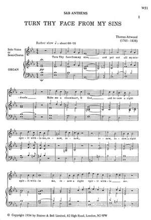 Attwood: Turn thy face from my sins