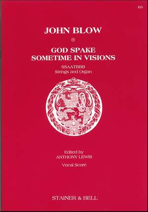 Blow: God spake sometimes in visions