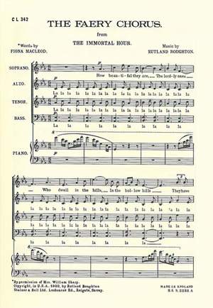 Boughton: Faery Chorus from The Immortal Hour