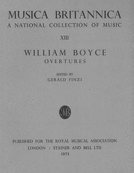Boyce: Overtures for Orchestra