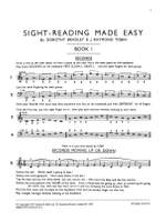 Sight-Reading made Easy. Book 1. Primary Product Image