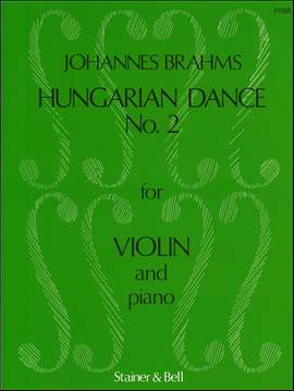 Brahms: Hungarian Dance No. 2 arranged by J. Hubay for Violin and Piano