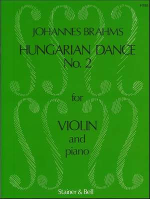 Brahms: Hungarian Dance No. 2 arranged by J. Hubay for Violin and Piano