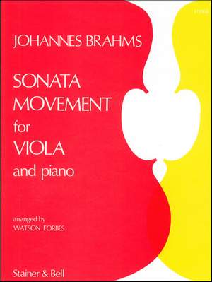 Brahms: Sonata Movement (Sonatensatz, 1853)