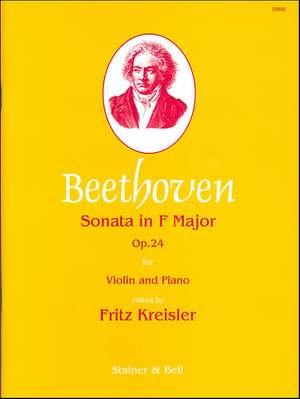 Beethoven: Sonata in F, Op. 24 ('Spring') with Piano