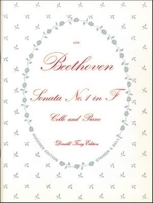 Beethoven: Sonata in F, Op. 5, No. 1. Cello and Piano