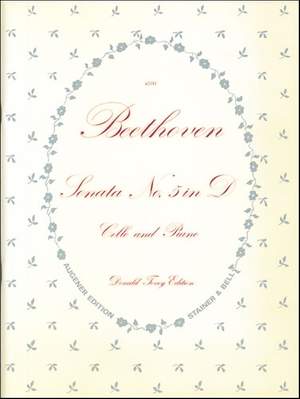 Beethoven: Sonata No. 5 in D, Op. 102, No. 2. Cello and Piano