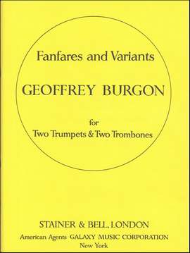 Burgon: Fanfares and Variants on the Agnus Dei from Mass by Guillaume de Machaut