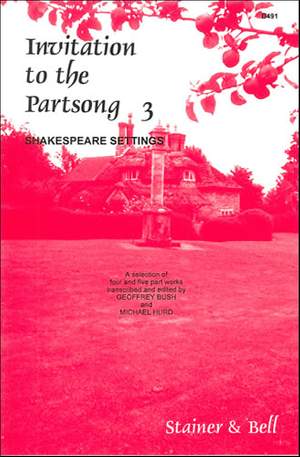 Invitation to the Partsong Book 3