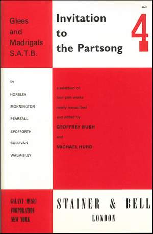 Invitation to the Partsong Book 4