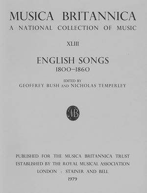 English Songs 1800-1860