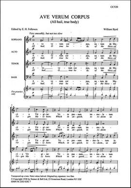 Byrd: Ave verum corpus (All hail true body)
