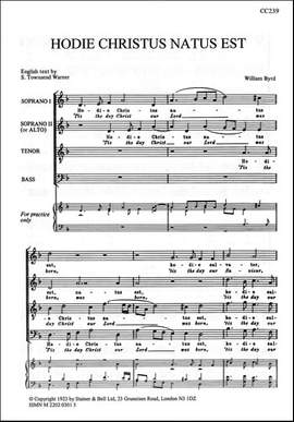 Byrd: Hodie Christus natus est