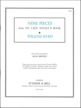 Byrd: Nine Pieces from 'My Lady Nevell's Book'