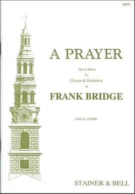 Bridge: A Prayer. Vocal Score