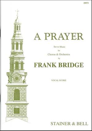 Bridge: A Prayer. Vocal Score