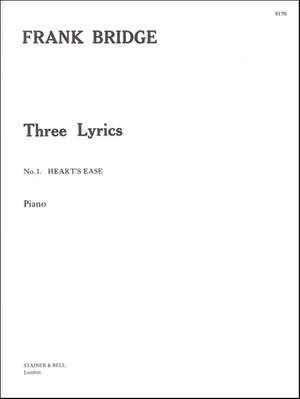 Bridge: Heart's Ease (Three Lyric Pieces)